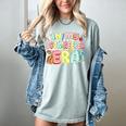 In My Book Keeper Era Librarian School Women's Comfort Colors T-Shirt Denim