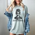 Book Lover Bent Over a Book Women's Comfort Colors T-Shirt Denim