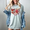 Book Lover Heart Shape Reading Librarian Valentine Men Women Women's Comfort Colors T-Shirt Denim