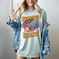 Book Lover Kids And Adults Reading Is a Blast Rocket Ship Women's Comfort Colors T-Shirt Denim Book Lover Kids And Adults Reading Is a Blast Rocket Ship Women's Comfort Colors T-Shirt Denim