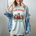 Book Lover Racoon Reading Bookish The Book Was Better Women's Comfort Colors T-Shirt Denim Book Lover Racoon Reading Bookish The Book Was Better Women's Comfort Colors T-Shirt Denim