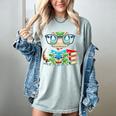 Book Lover Reading Iguana Women's Comfort Colors T-Shirt Denim Book Lover Reading Iguana Women's Comfort Colors T-Shirt Denim