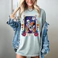 Book Lover Tarot Card The Reader Mystic Skeleton Women's Comfort Colors T-Shirt Denim