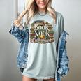 Book Nook Enthusiast Cozy Library Reader Collector Women's Comfort Colors T-Shirt Denim