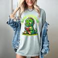 Book A Saurus Bookasaurus Dinosaur Book Girls Boys Toddler Women's Comfort Colors T-Shirt Denim Book A Saurus Bookasaurus Dinosaur Book Girls Boys Toddler Women's Comfort Colors T-Shirt Denim