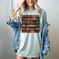 Book Book Shelves Library Women's Comfort Colors T-Shirt Denim
