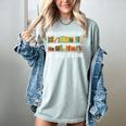 Bookcase Driving My Husband Crazy One Book At A Time Women's Comfort Colors T-Shirt Denim