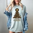 All Booked For Christmas Book Tree Book Lover Teacher Women's Comfort Colors T-Shirt Denim