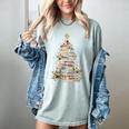 All Booked For Christmas Book Women's Comfort Colors T-Shirt Denim All Booked For Christmas Book Women's Comfort Colors T-Shirt Denim