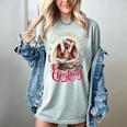 All Booked For Christmas Dragon Women's Comfort Colors T-Shirt Denim