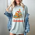 All Booked For Christmas Gingerbread Christmas Tree Book Kid Women's Comfort Colors T-Shirt Denim