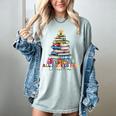 All Booked For Christmas Teacher Reading Student Bookworm Women's Comfort Colors T-Shirt Denim All Booked For Christmas Teacher Reading Student Bookworm Women's Comfort Colors T-Shirt Denim