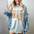 All Booked For Fall Book Pumpkin Autumn Thanksgiving Teacher Women's Comfort Colors T-Shirt Denim