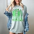 All Booked For St Patrick's Day Book Lover Lucky Shamrock Women's Comfort Colors T-Shirt Denim
