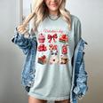 All Booked For Valentine Coquette Bow Girl Women Teacher Women's Comfort Colors T-Shirt Denim