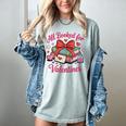 All Booked For Valentines Book Lover Teachers Women's Comfort Colors T-Shirt Denim