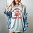 All Booked For Valentines Bow Heart Book Lover Valentine Day Women's Comfort Colors T-Shirt Denim