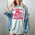 All Booked For Valentines Coquette Bow Book Valentine Day Women's Comfort Colors T-Shirt Denim