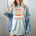 All Booked For Valentines Retro Book Lover Teacher Bookworm Premium Tri-Blend Women's Comfort Colors T-Shirt Denim