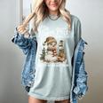 Bookish Christmas North Pole Book Club Snowman Book Worm Women's Comfort Colors T-Shirt Denim Bookish Christmas North Pole Book Club Snowman Book Worm Women's Comfort Colors T-Shirt Denim