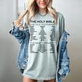 The Books Of The Bible Old And New Testament Complete List Women's Comfort Colors T-Shirt Denim