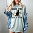 Books Cats Life Is Sweet Cat Book Lover Men Women Teen Women's Comfort Colors T-Shirt Denim Books Cats Life Is Sweet Cat Book Lover Men Women Teen Women's Comfort Colors T-Shirt Denim