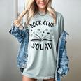 Books Club Squad Reading Book Lover Book Minimalist Team Tee Women's Comfort Colors T-Shirt Denim