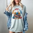 “Books Coffee & Yarn Enthusiast Cozy Reader Women's Comfort Colors T-Shirt Denim “Books Coffee & Yarn Enthusiast Cozy Reader Women's Comfort Colors T-Shirt Denim