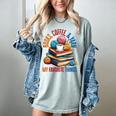 Books Coffee & Yarn Lover My Favorite Things Women's Comfort Colors T-Shirt Denim