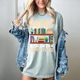Books Are My Happy Place Women's Comfort Colors T-Shirt Denim