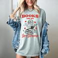 Books Are My LoveLanguage Cupid Valentines Women's Comfort Colors T-Shirt Denim