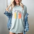 Books Lover Cute Sleepy Cat Relax Reading Vibe Women's Comfort Colors T-Shirt Denim
