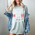 Books Pajamas Read Reading Book Librarian Women Girls Women's Comfort Colors T-Shirt Denim
