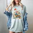 I Like Books More Than People Reading Reader Bookworm Saying Women's Comfort Colors T-Shirt Denim