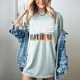 Never Too Many Books Read Book Reading Librarian Men Women Women's Comfort Colors T-Shirt Denim