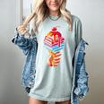 Books Reading Ice Cream Women's Comfort Colors T-Shirt Denim