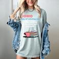 Books Saying JOMO Joy Of Missing Out For Bookworms Women's Comfort Colors T-Shirt Denim