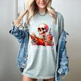 I Like My Books Spicy And My Coffee Icy Skeleton Women's Comfort Colors T-Shirt Denim I Like My Books Spicy And My Coffee Icy Skeleton Women's Comfort Colors T-Shirt Denim