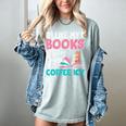 I Like My Books Spicy Coffee ICY Women's Comfort Colors T-Shirt Denim