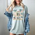 Bookshelves With Books & Plants Premium Women's Comfort Colors T-Shirt Denim