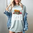 Bookworm Art For Men Women Book Reading Lover Bookish Women's Comfort Colors T-Shirt Denim