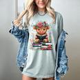 Bookworm Cute Baby Highland Cow Reading Book Women's Comfort Colors T-Shirt Denim Bookworm Cute Baby Highland Cow Reading Book Women's Comfort Colors T-Shirt Denim