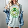 Bookworm Irish All Booked For St Patrick's Day Book Lover Women's Comfort Colors T-Shirt Denim