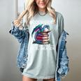 Bookworm Please I'm A Book Dragon Blue Dragon Women's Comfort Colors T-Shirt Denim
