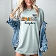 Bookworm Woman Reading Fiction Novels Library Book Store Women's Comfort Colors T-Shirt Denim