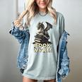 Bookwyrm Dragon Fantasy Bookish Fairytale Book Lover Women's Comfort Colors T-Shirt Denim Bookwyrm Dragon Fantasy Bookish Fairytale Book Lover Women's Comfort Colors T-Shirt Denim