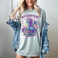Bookwyrm Just a Girl Who Loves Dragons Books Dragon Reader Women's Comfort Colors T-Shirt Denim