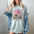 Born To Read Book Forced To Read Emails Skeleton Women's Comfort Colors T-Shirt Denim