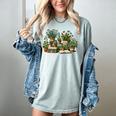 Botanical Garden Plants With Books Women's Comfort Colors T-Shirt Denim Botanical Garden Plants With Books Women's Comfort Colors T-Shirt Denim