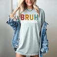Bruh Read a Book Women's Comfort Colors T-Shirt Denim Bruh Read a Book Women's Comfort Colors T-Shirt Denim